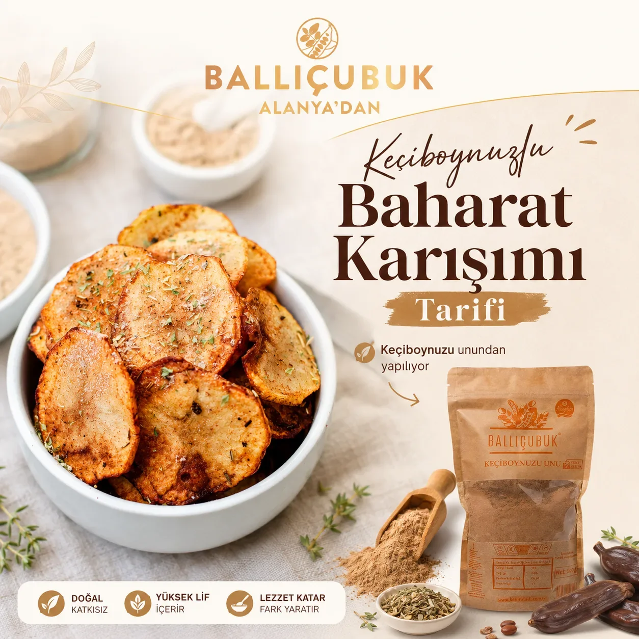 Keçiboynuzlu Baharat Karışımı Tarifi